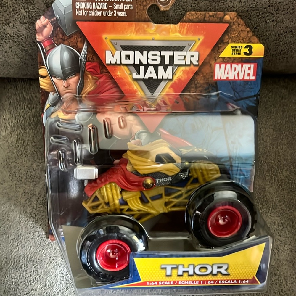 NIP Monster Jam Marvel Thor Truck
